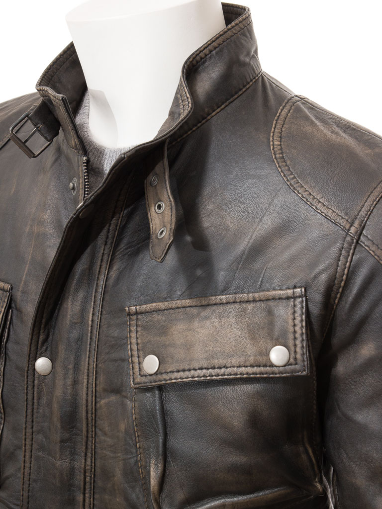 Men's Vintage Leather Jacket: Ponsworthy :: MEN :: Caine